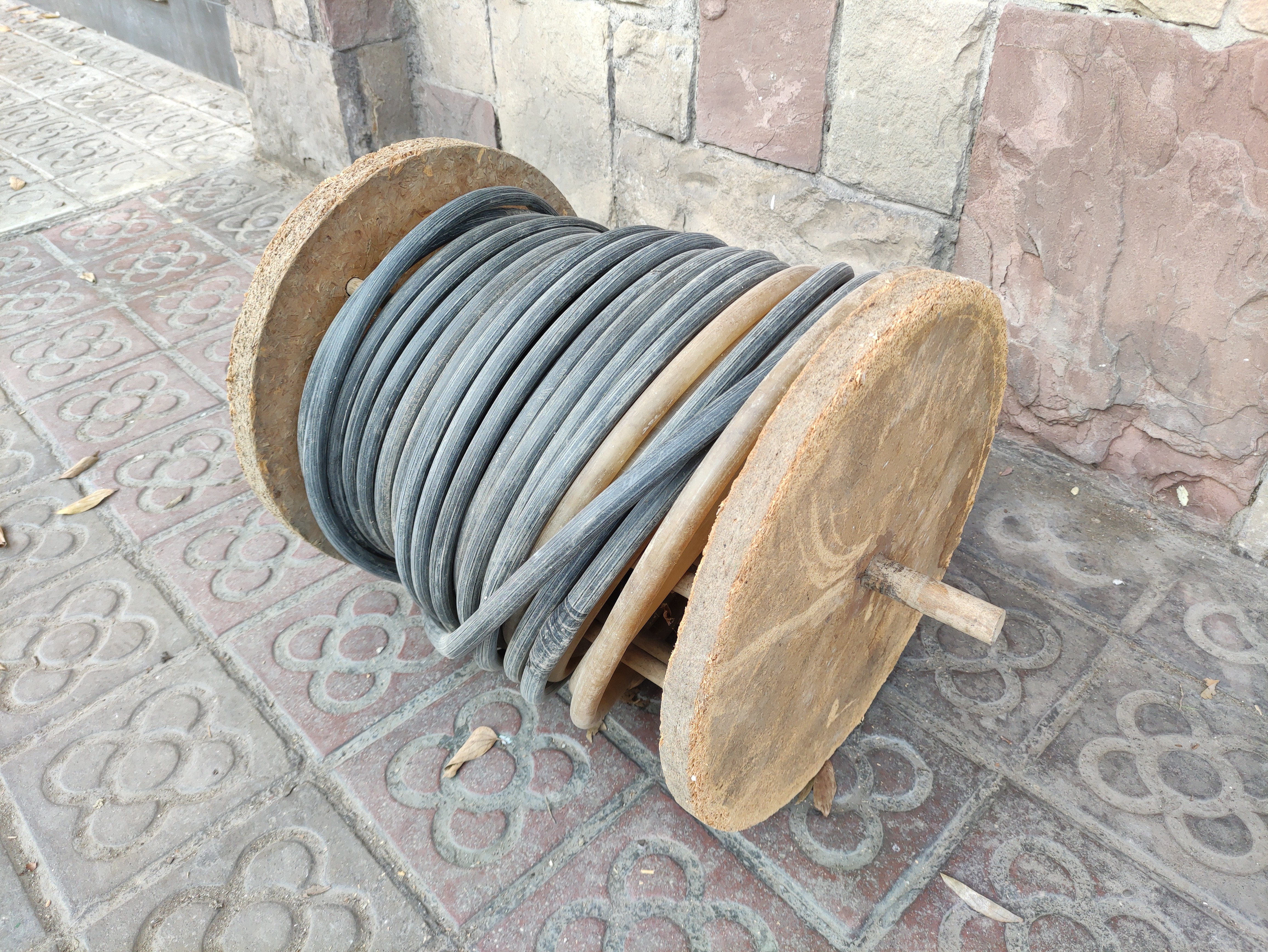 bobina manguera tubo madera plástico alt 49-71 o41 1u